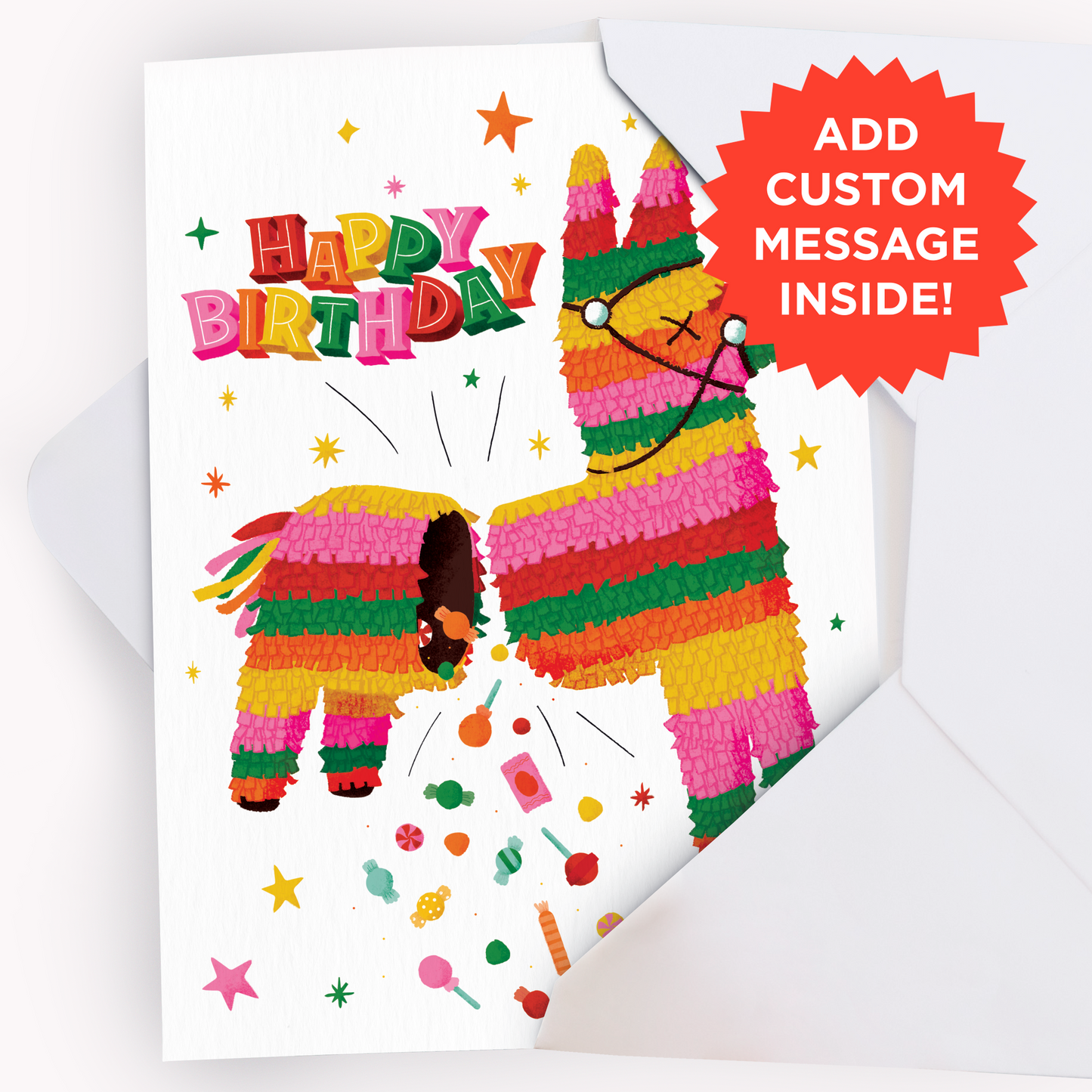 Endless Birthday Piñata + Gift Note