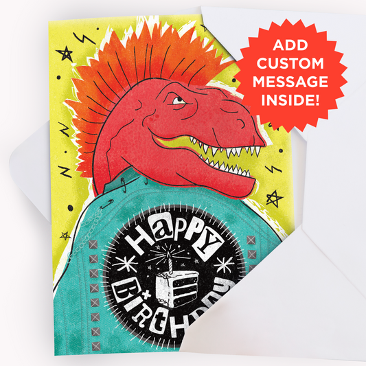 Endless Punk Rock Birthday Card - Gift Delivery