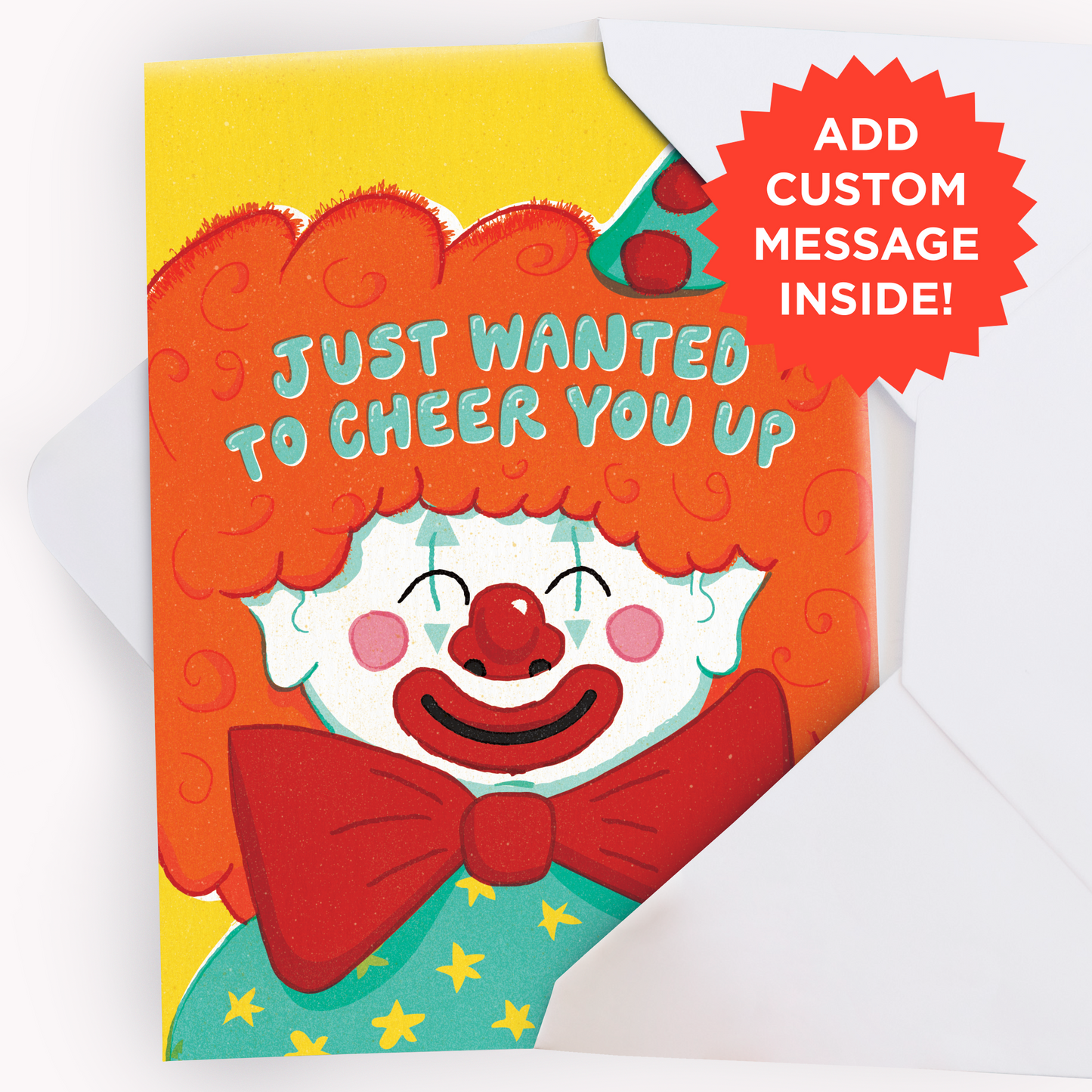 Endless Encouragement Clown + Gift Note