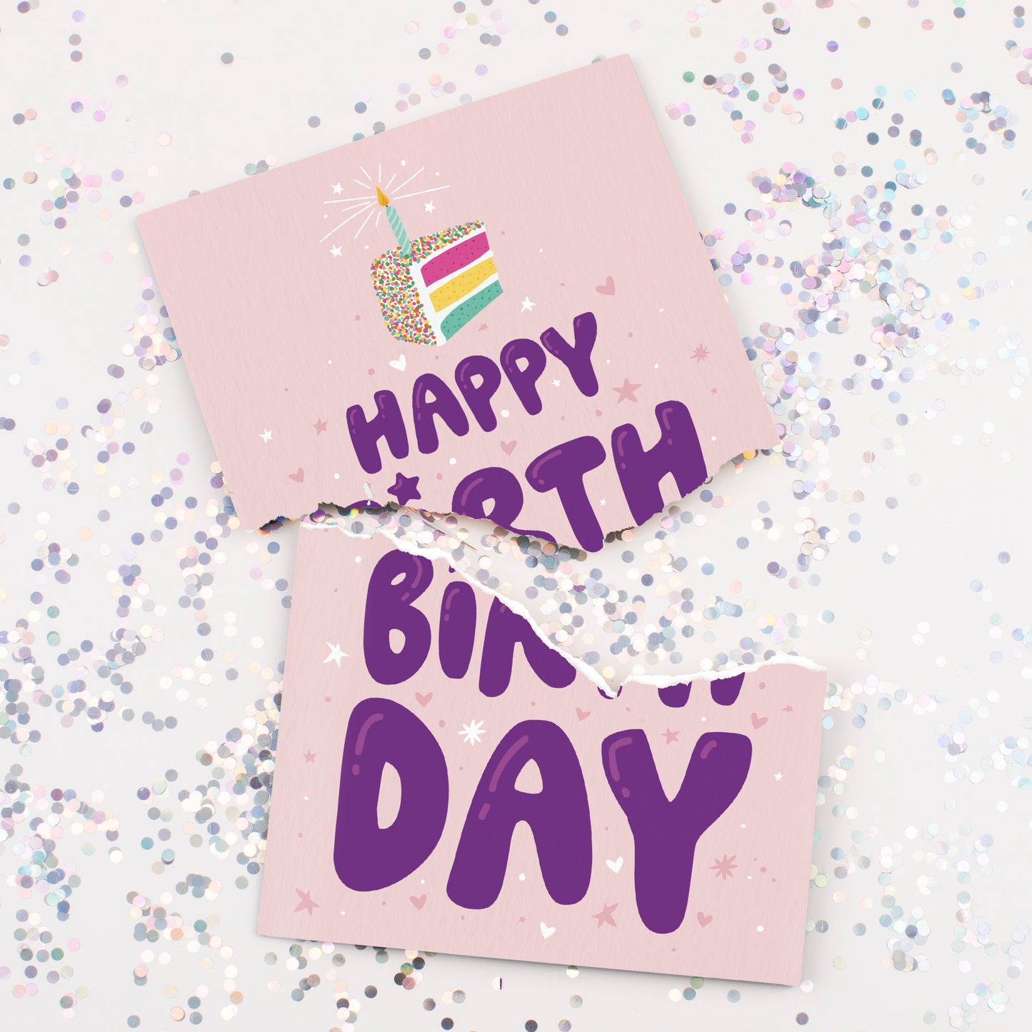 Endless Birthday Cake + Gift Note