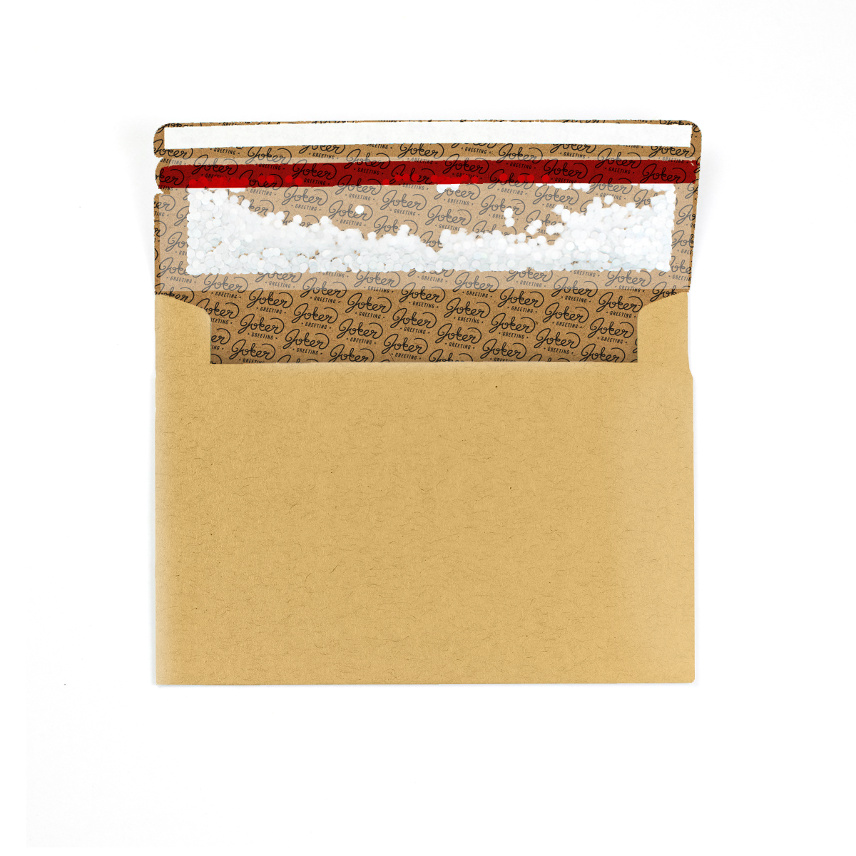 Glitter Trap Kraft Envelope - Gift Delivery