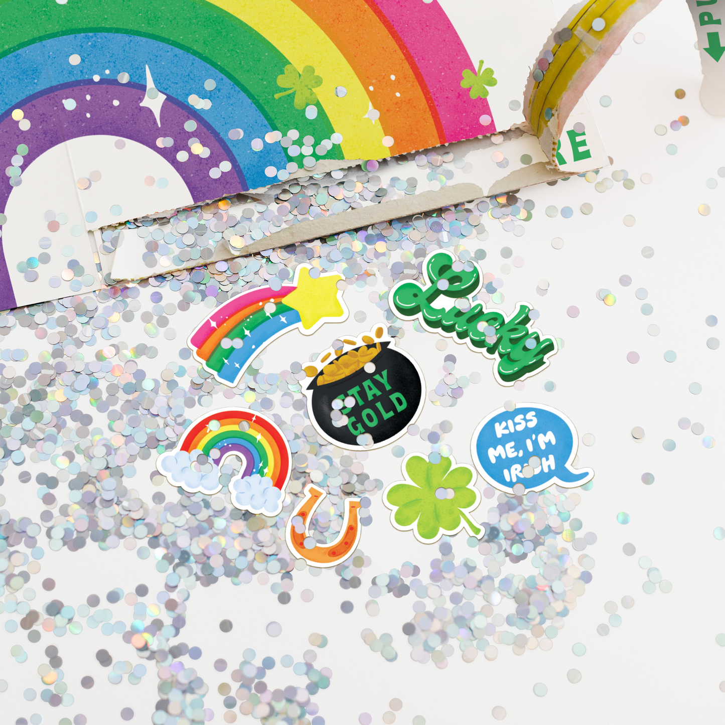St. Patricks Day + Pull Surprise + Gift Note