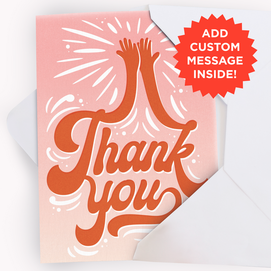 Endless High-Pitched Thank You Card - Gift Delivery