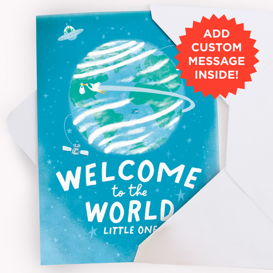 Endless Baby Shower Sticker Surprise Card - Gift Delivery