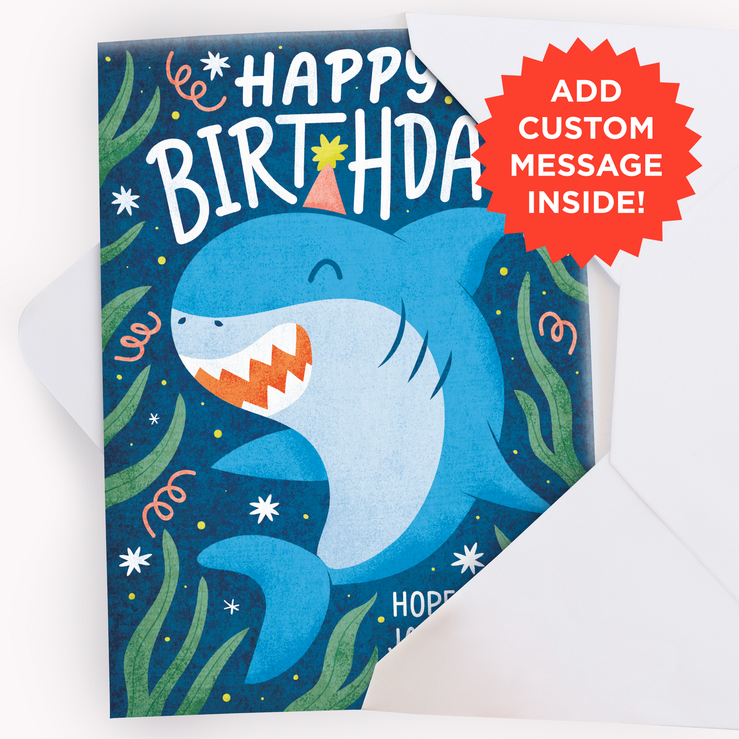 Endless Baby Shark Birthday + Gift Note
