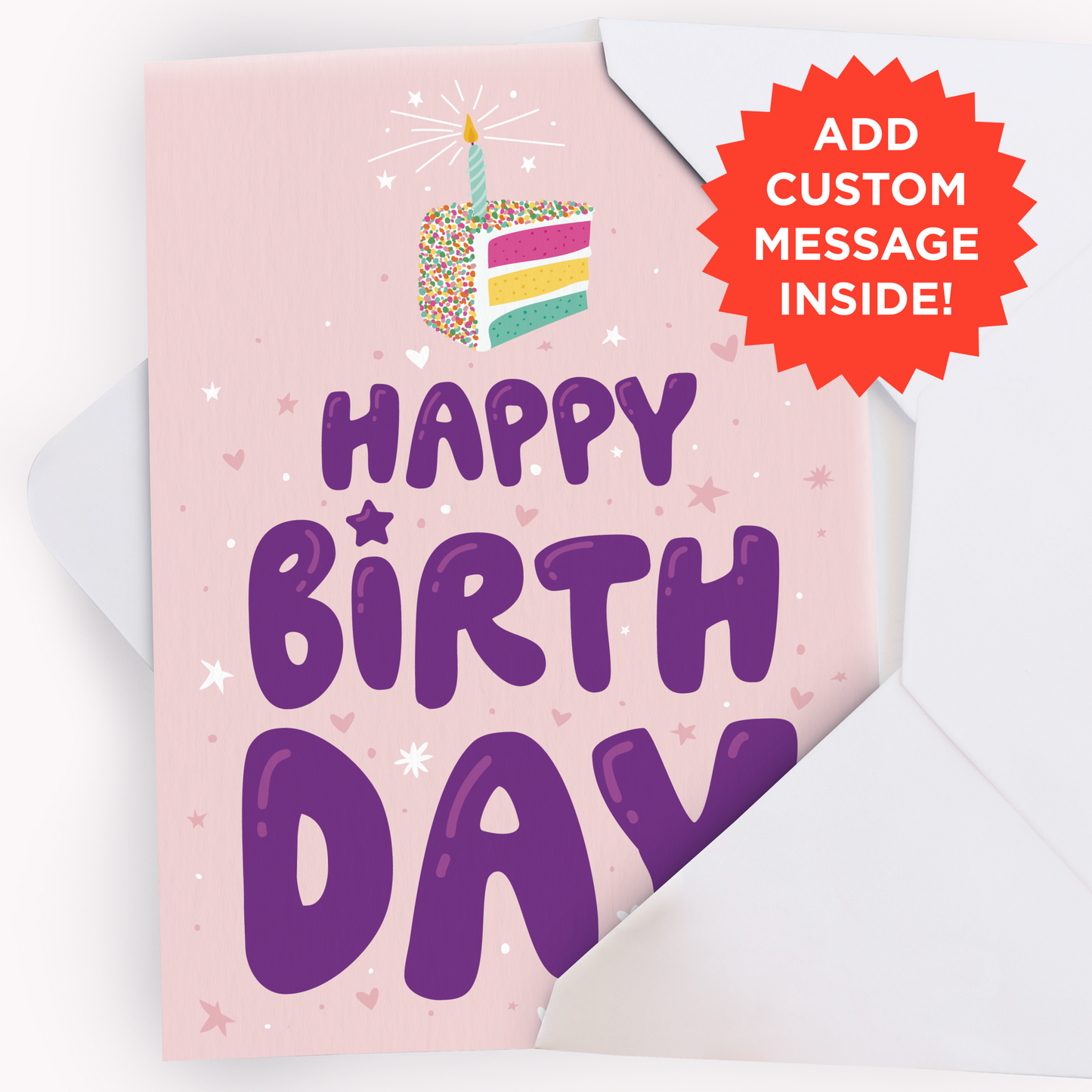 Endless Birthday Cake +  Gift Note