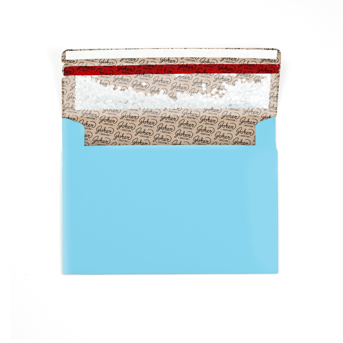 Glitter Trap Blue Envelope