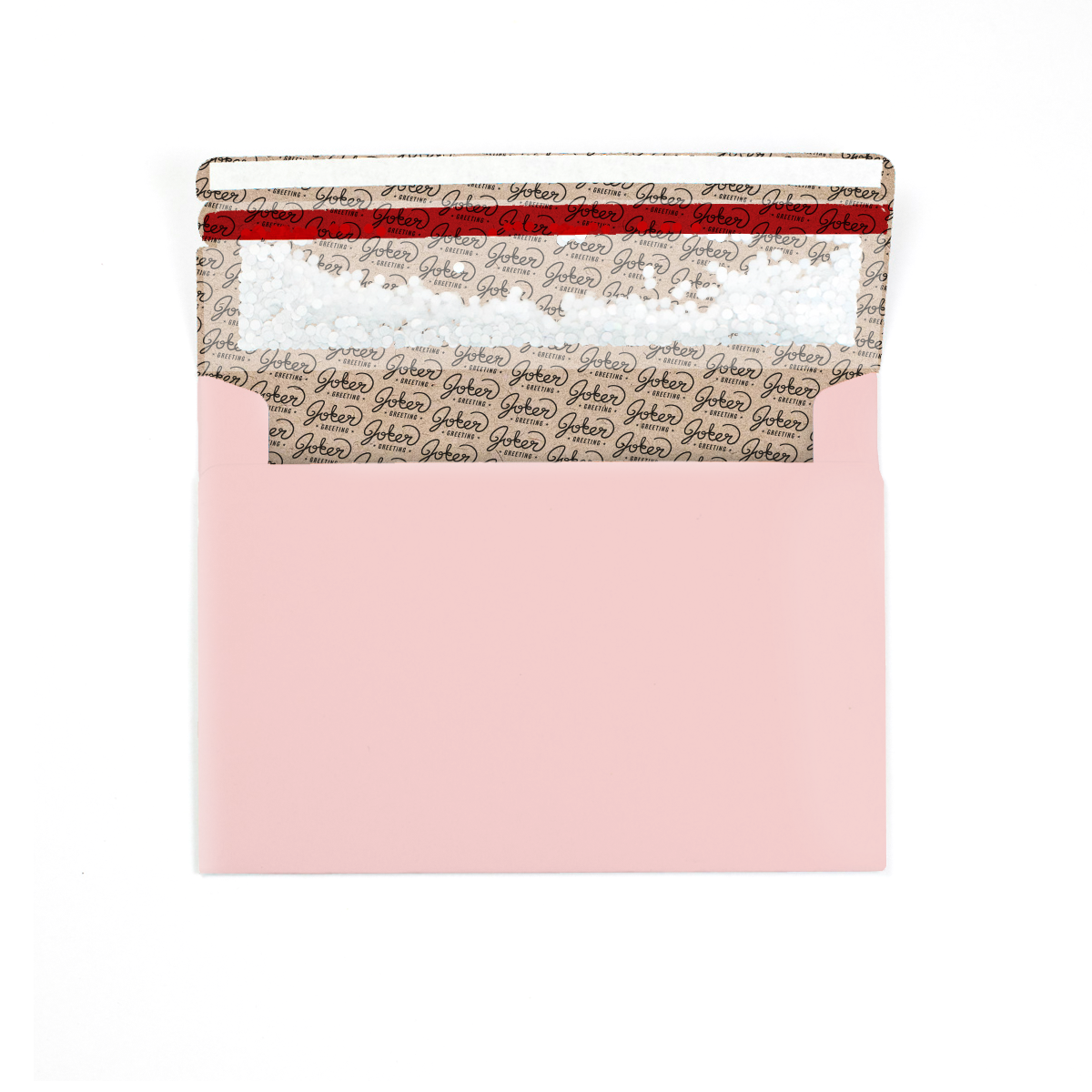 Glitter Trap Blush Envelope