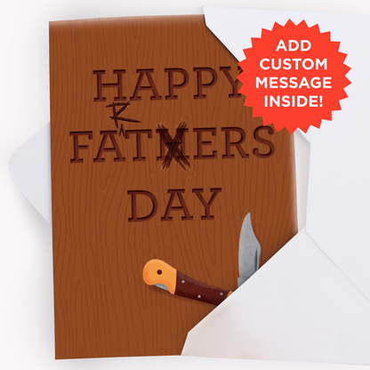 Endless Farting Father's Day +  Gift Note