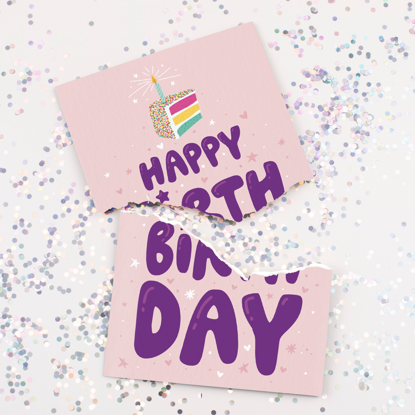 Endless Birthday Cake + Custom Message