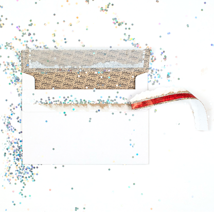 Glitter Trap Envelope