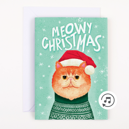 Endless Meowy Christmas + Custom Message