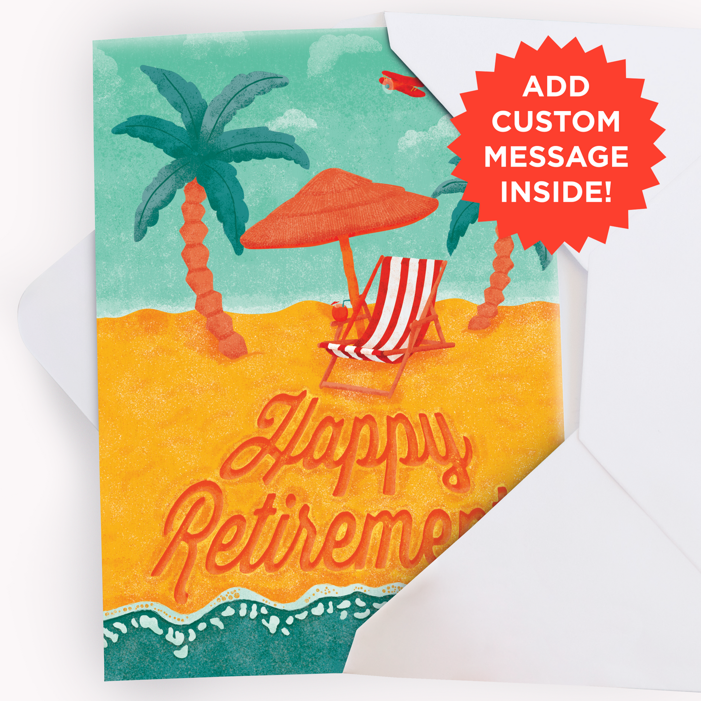 Endless Retirement Card +  Gift Note