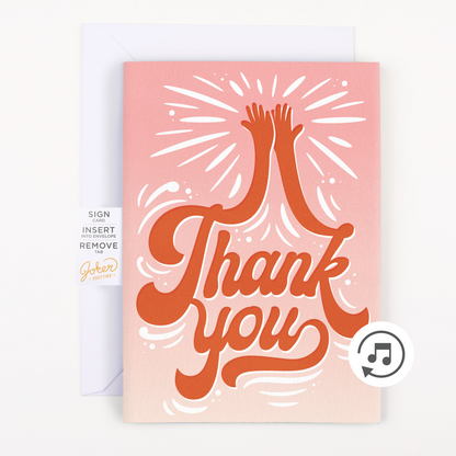 Endless High-Pitched Thank You +  Gift Note