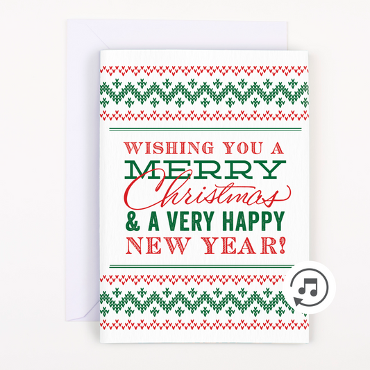 Endless Christmas Card + Custom Message