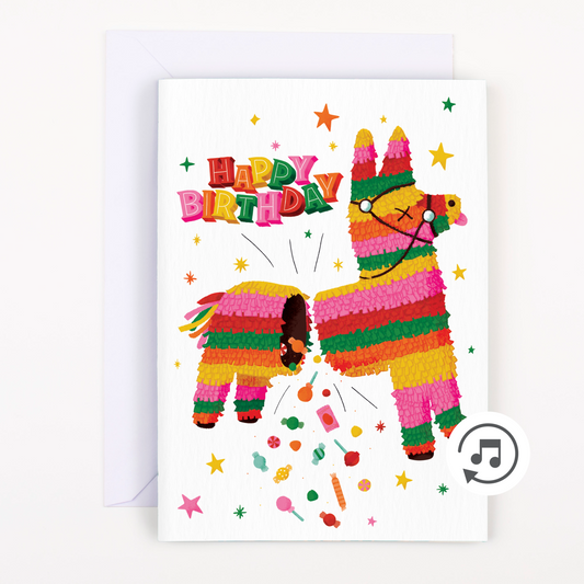Endless Birthday Piñata + Custom Message